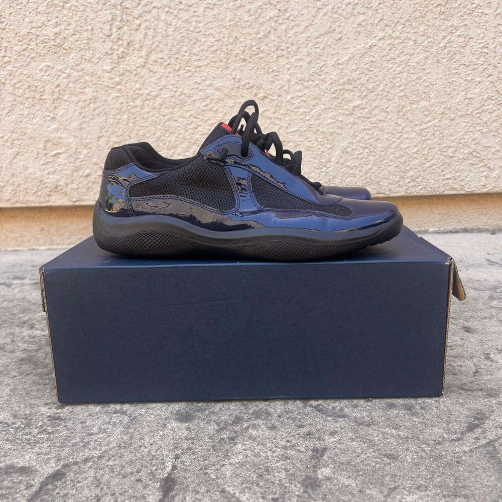 Prada America’s cups vintage black and navy blue